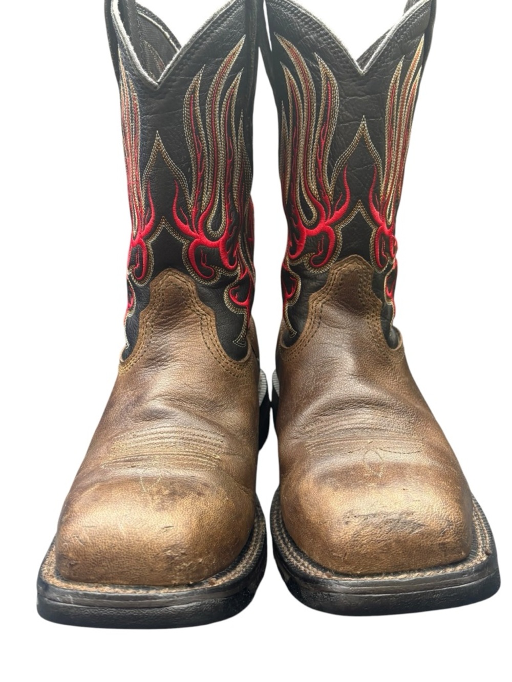 Ariat Men's WorkHog EH Steel Toe Leather Work Boots Size 8D 10010147